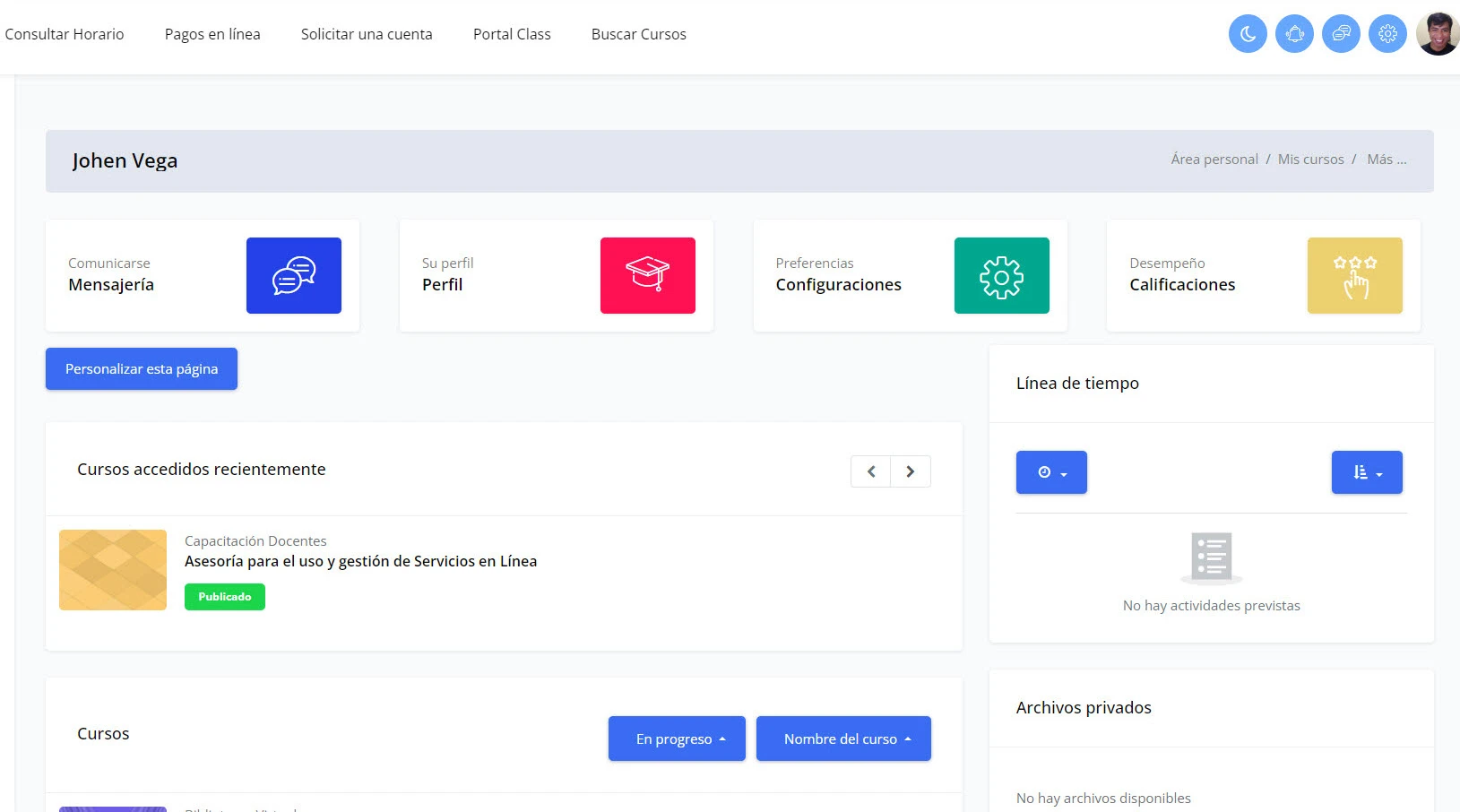 Aula Virtual de Grado